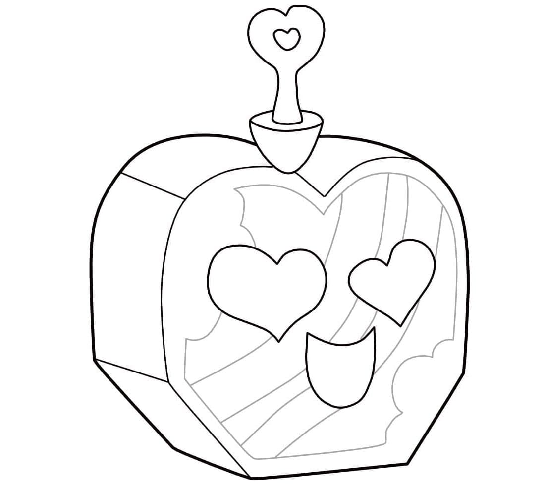 Blox Fruits Affection Fruit Coloring Page