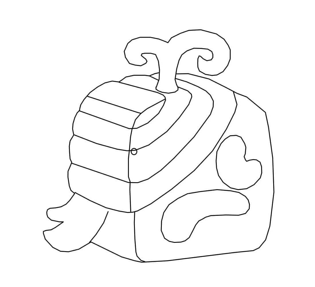 Blox Fruits Agony Coloring Page