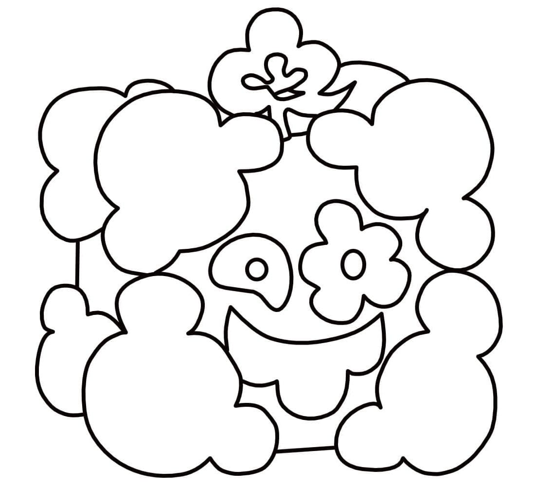 Blox Fruits Smog Fruit Coloring Page