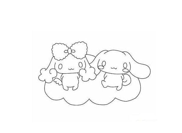 Cinnamoroll Picture Coloring Page