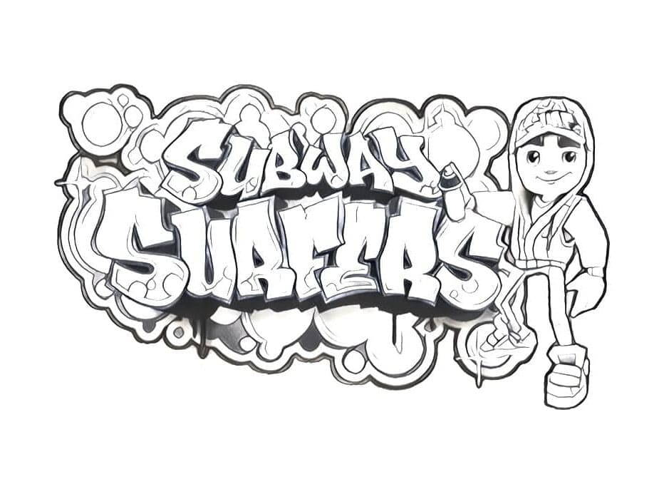 Free Subway Surfers Printables Coloring Page