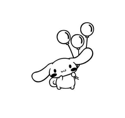 Sweetie Cinnamoroll Coloring Page