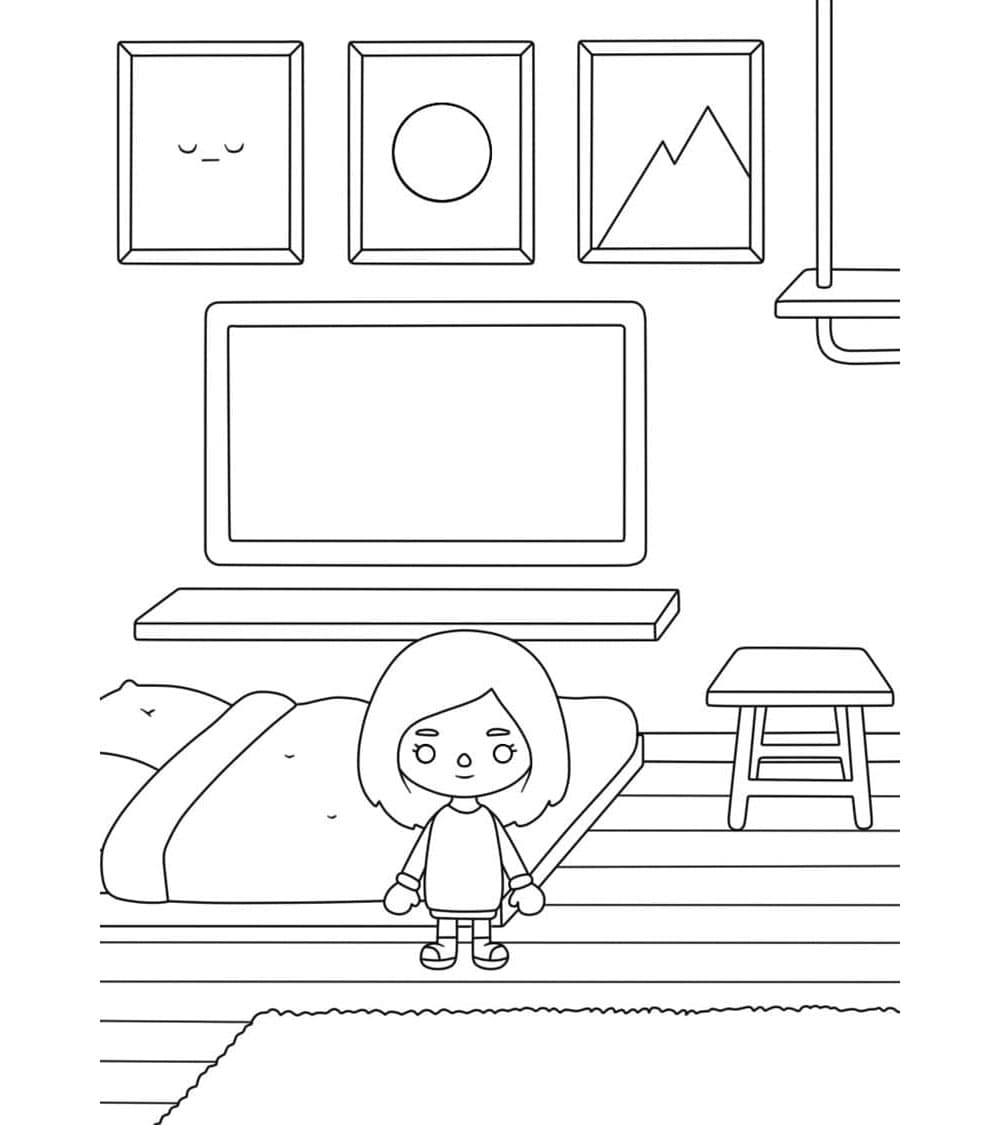 Toca Global Adventures Coloring Page