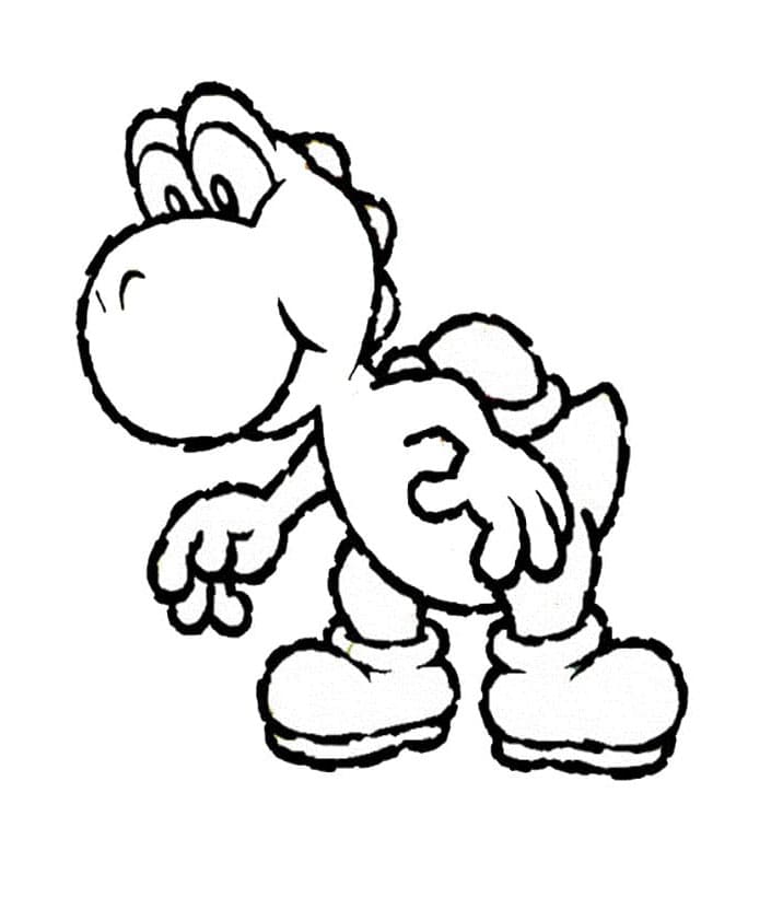 Yoshi's Island Escape Coloring Page