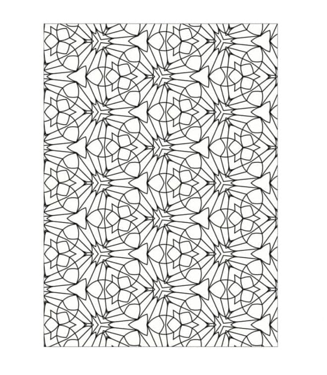 Abstract For Free Printable Coloring Page