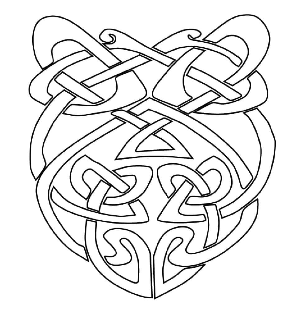 Abstract Free For Adults Printable Coloring Page