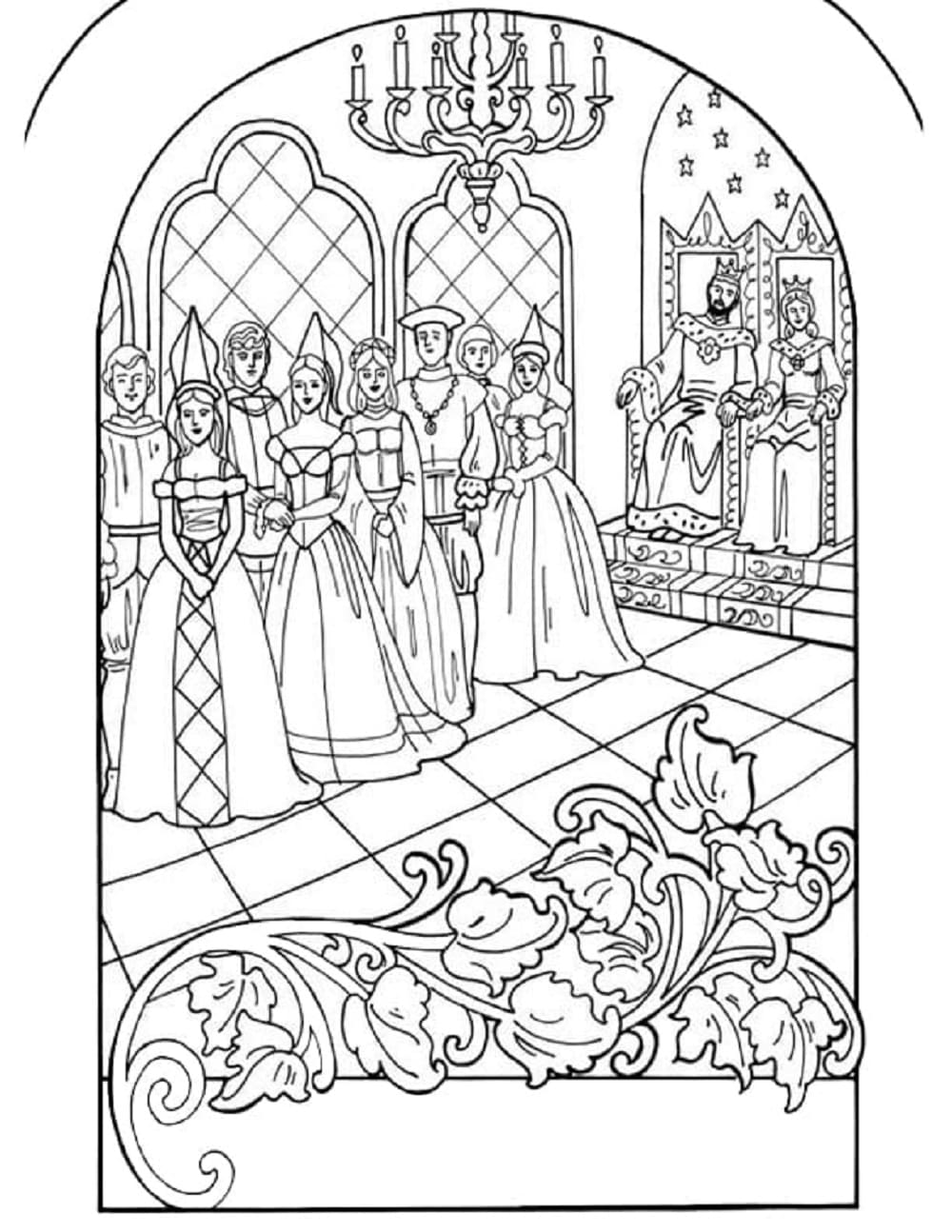 Free Princess Leonora Printable Coloring Page