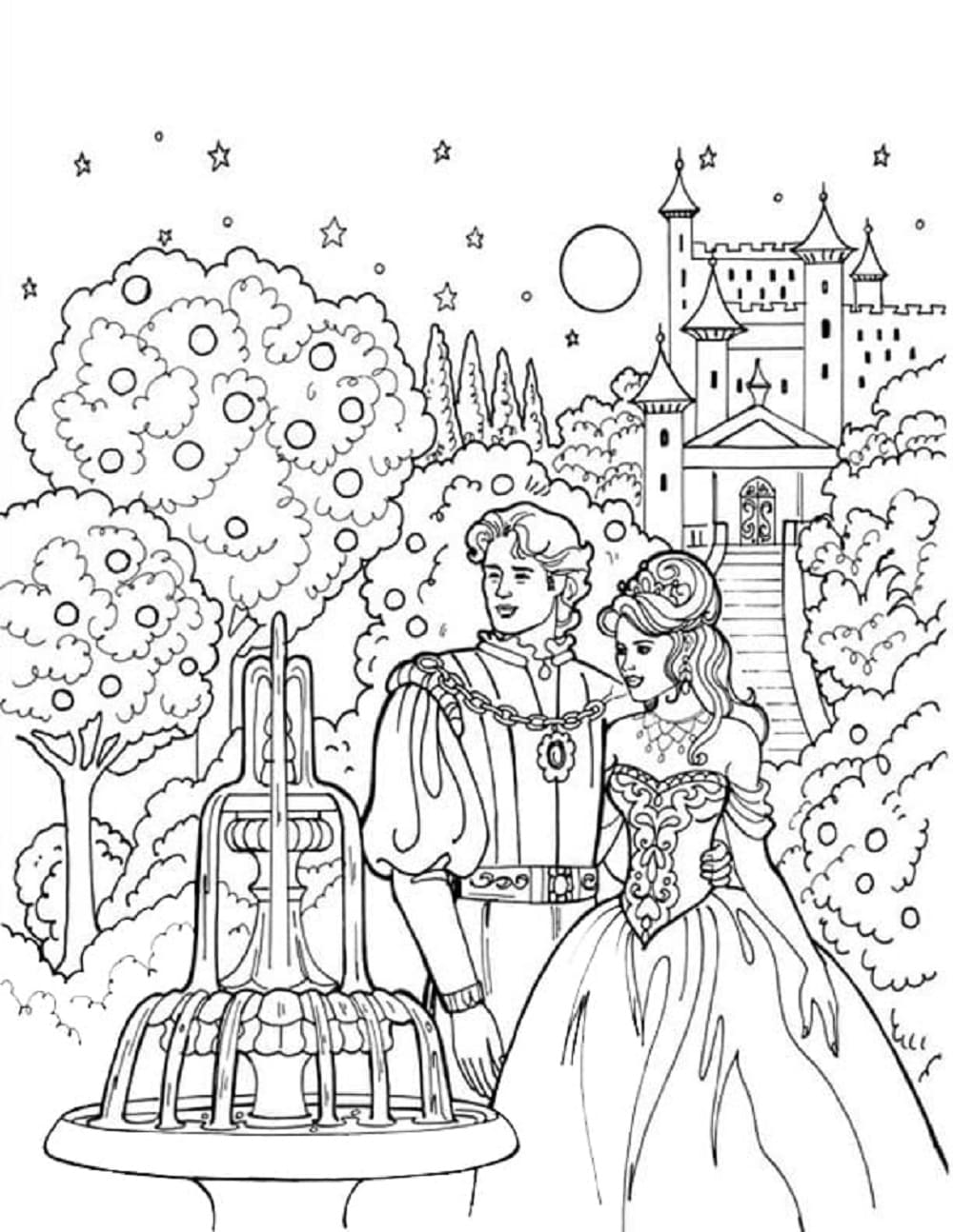 Free Princess Leonora Printable Coloring Page