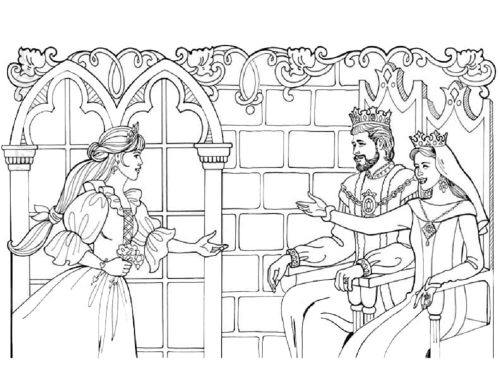 Free Print Princess Leonora Coloring Page