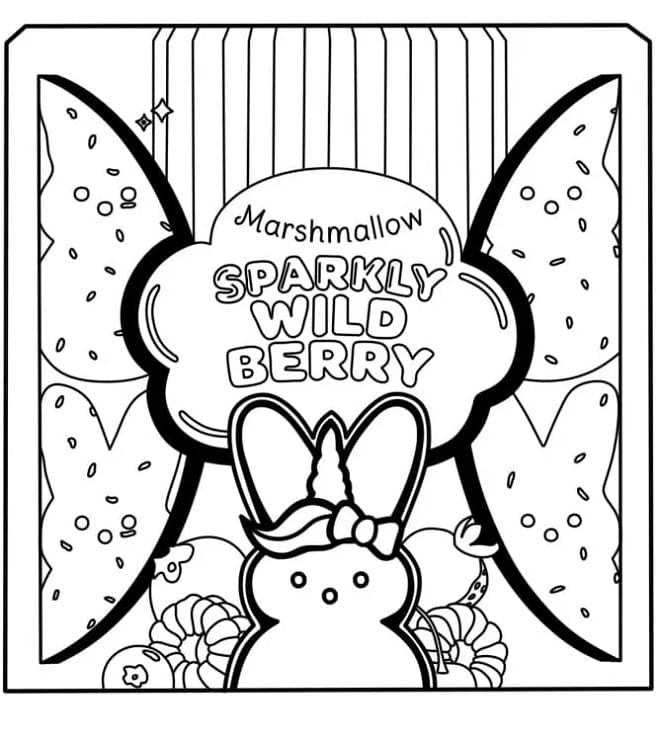 Marshmallow Peeps Images Printable Coloring Pages