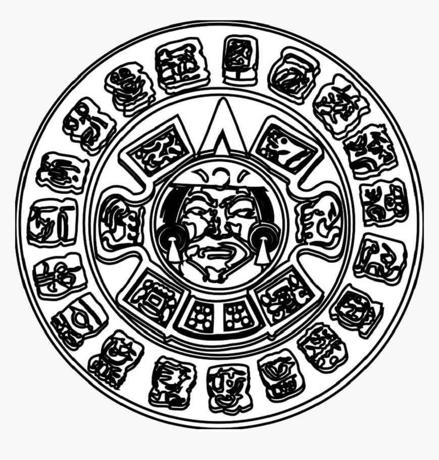 Mayan Free Idea Printable Coloring Page