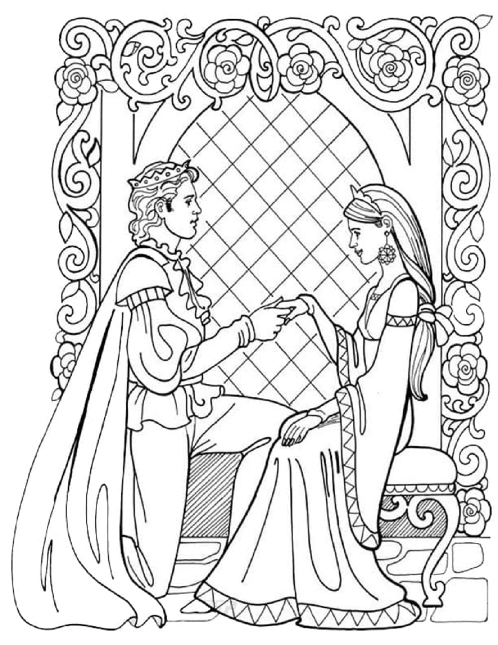 Princess Leonora Free Printable Coloring Page