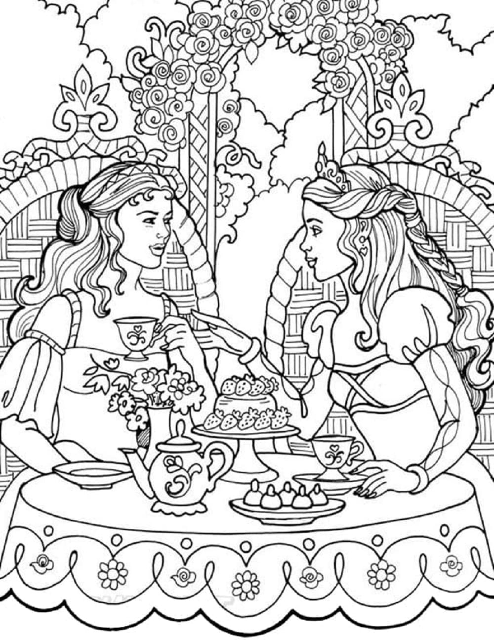 Princess Leonora Printable Coloring Page