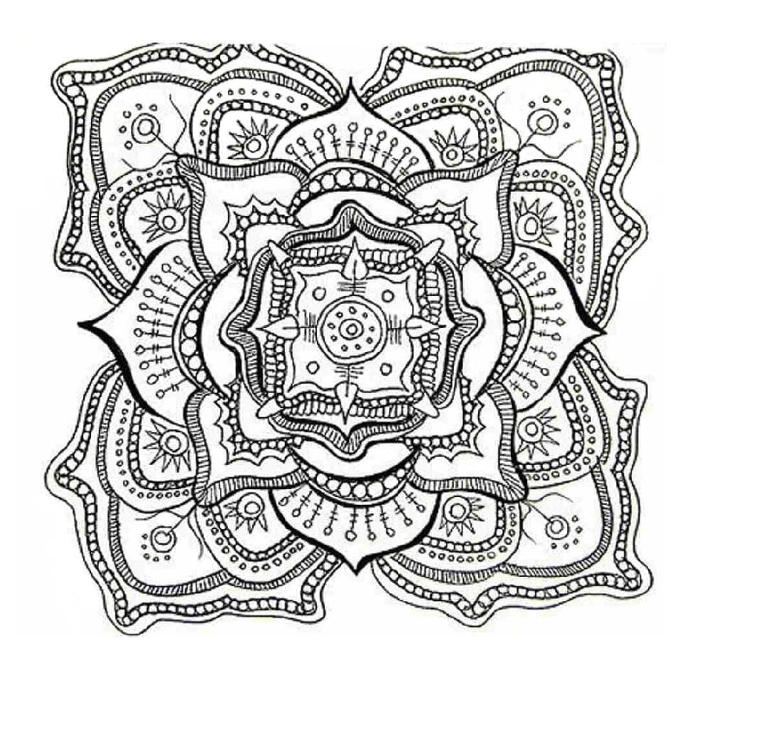 Print Abstract Pattern Coloring Page