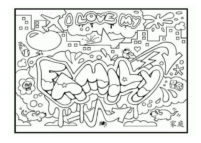 Print Any Image Painted On The Walls Is Classified Coloring Page