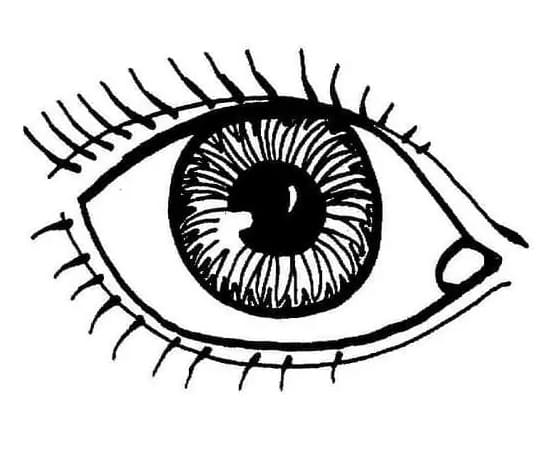 Print Beautiful Eye Coloring Pages