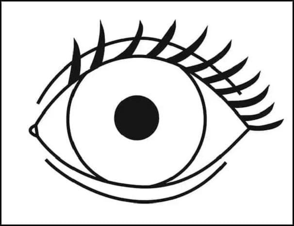 Print Big Eye Coloring Pages