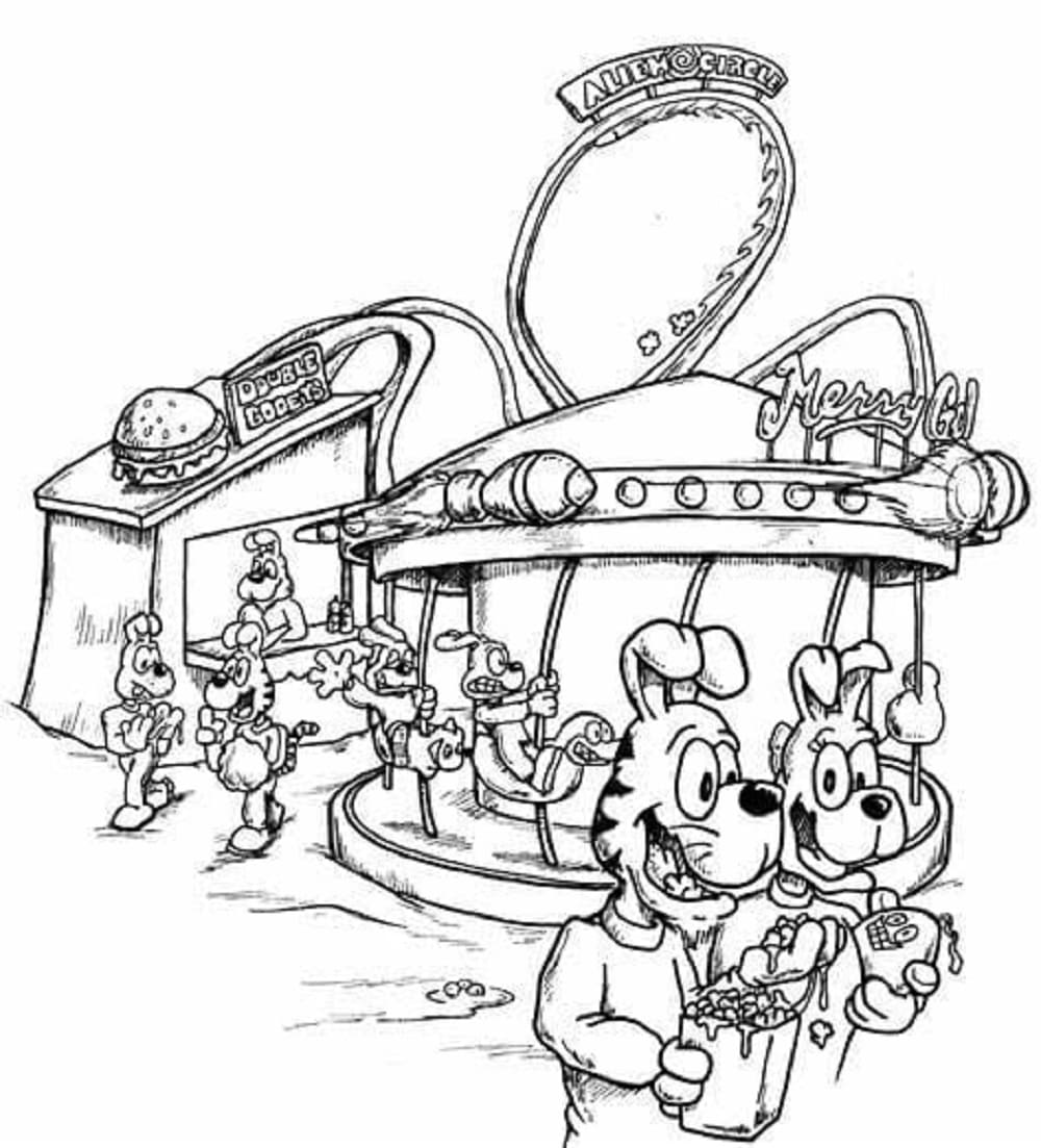 Print Carnival Coloring Page