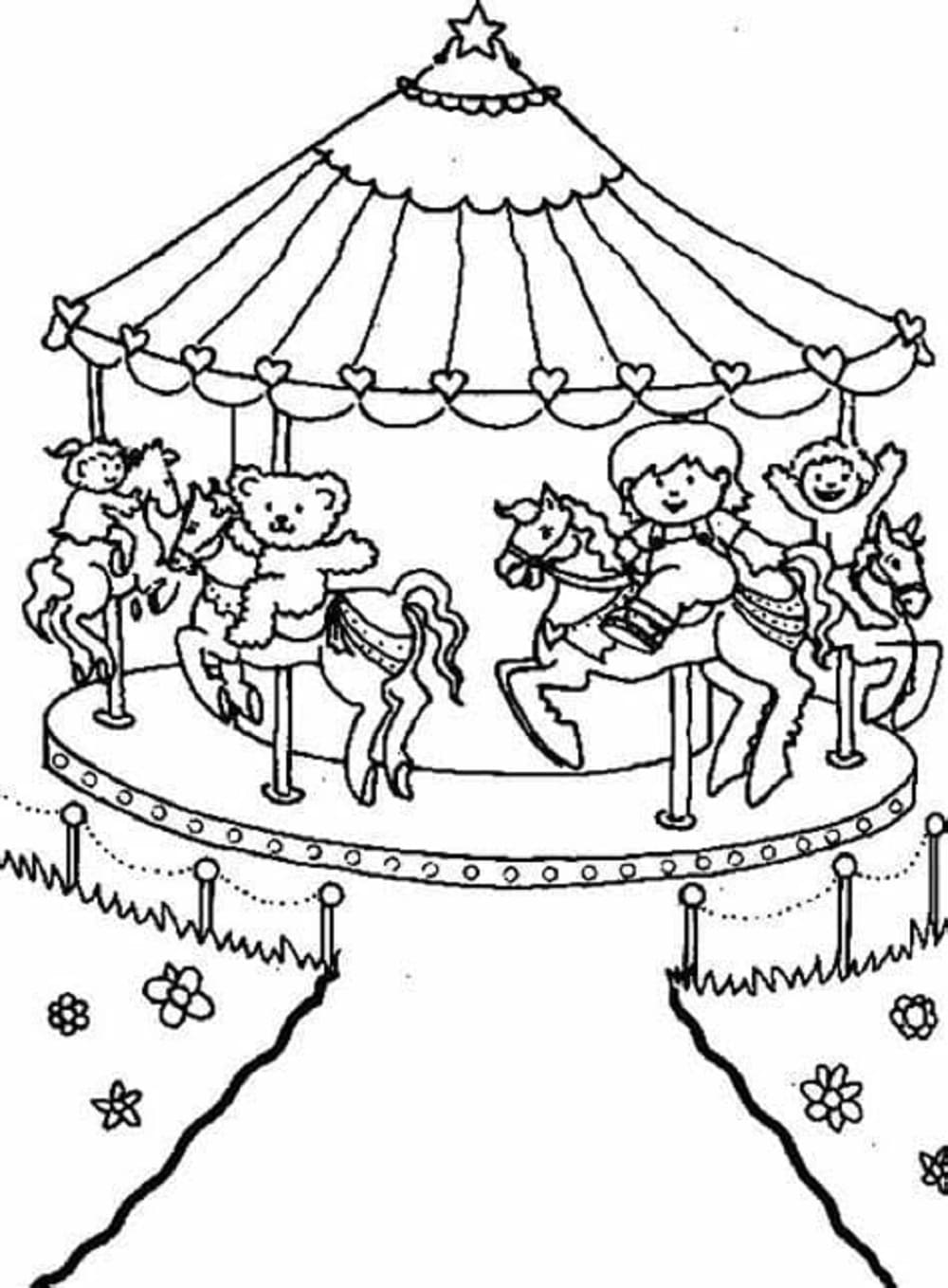 Carnival Coloring Pages