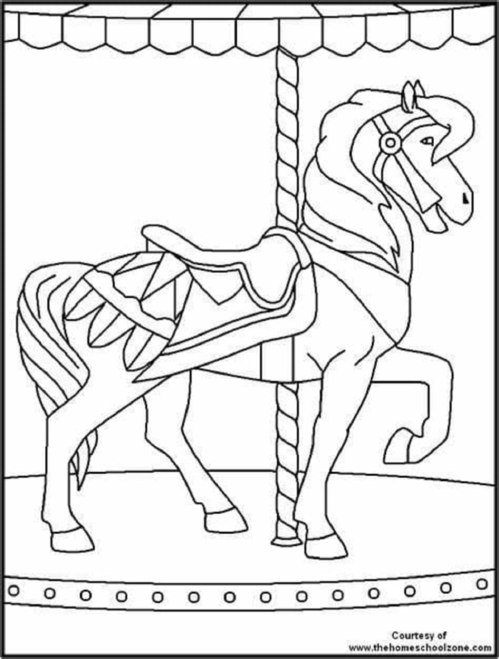 Print Carnival Images Coloring Page