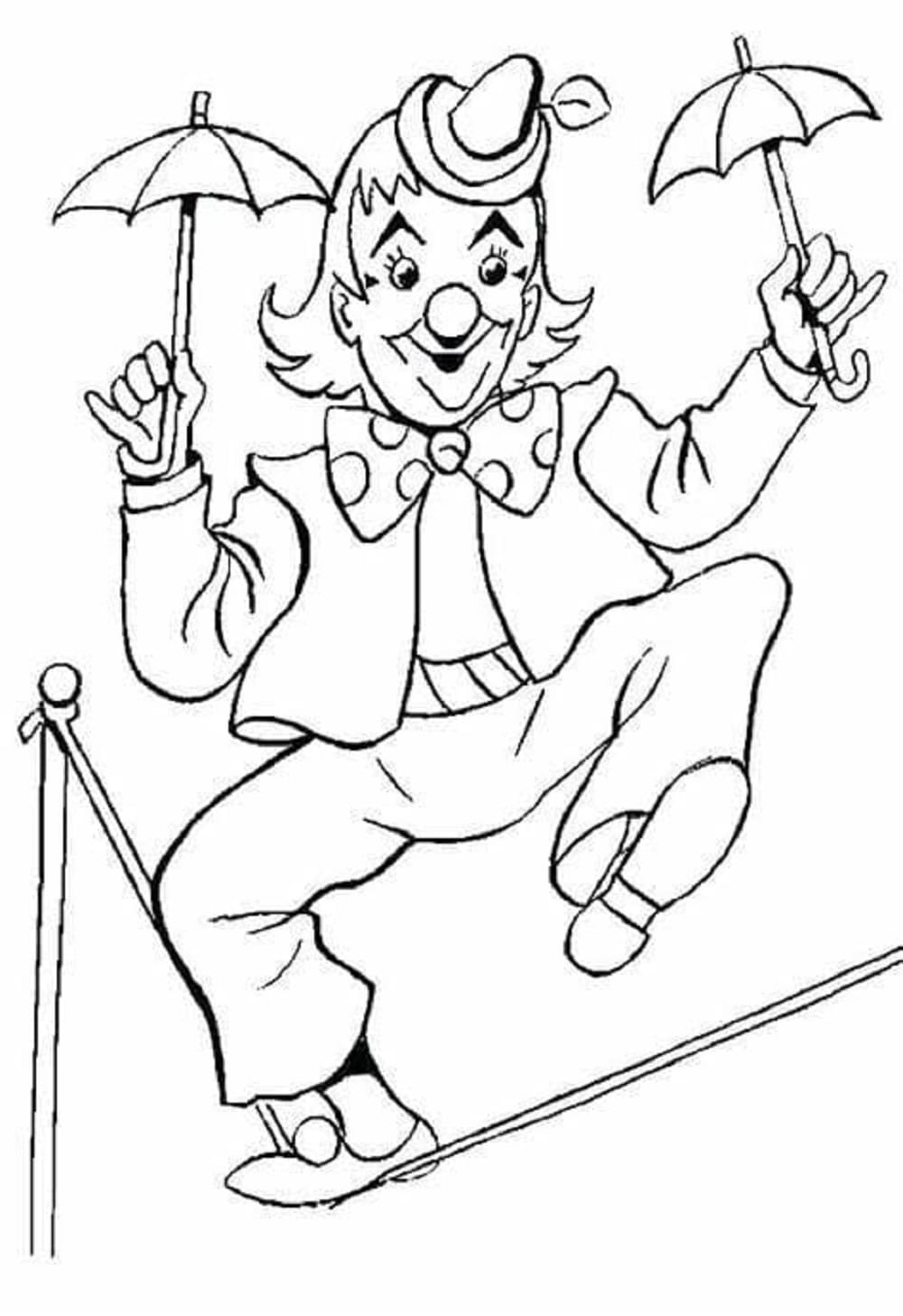 Print Carnival Outline For Kid Coloring Page