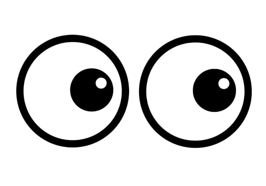 Print Cartoon Eyes Coloring Pages