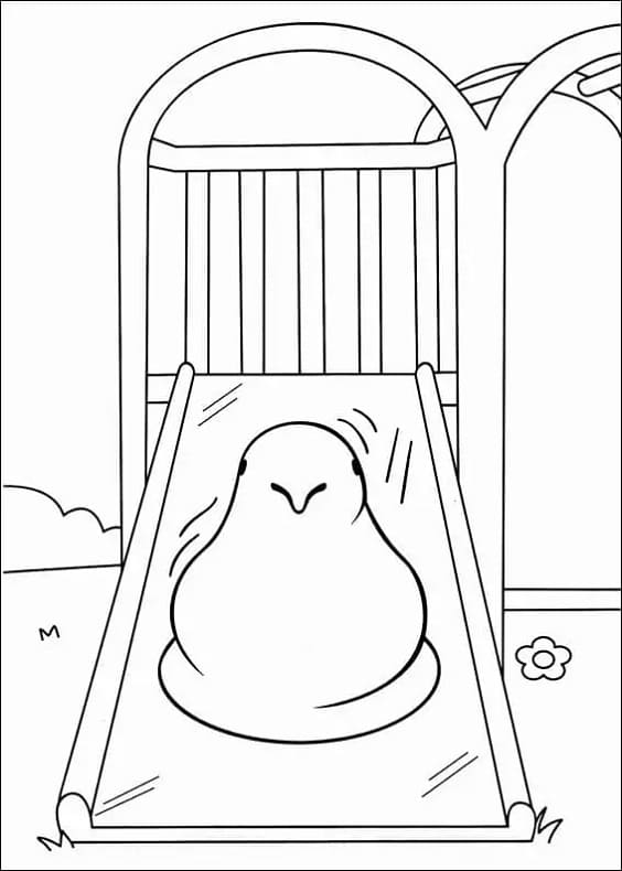 Print Chick Marshmallow Peeps Coloring Pages