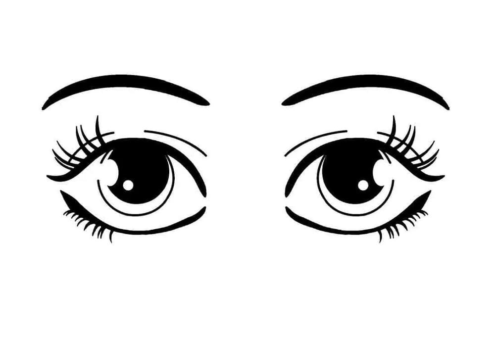 Eye Coloring Pages