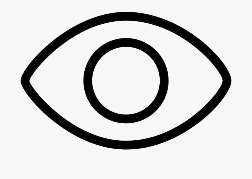 Print Easy Eye Coloring Pages