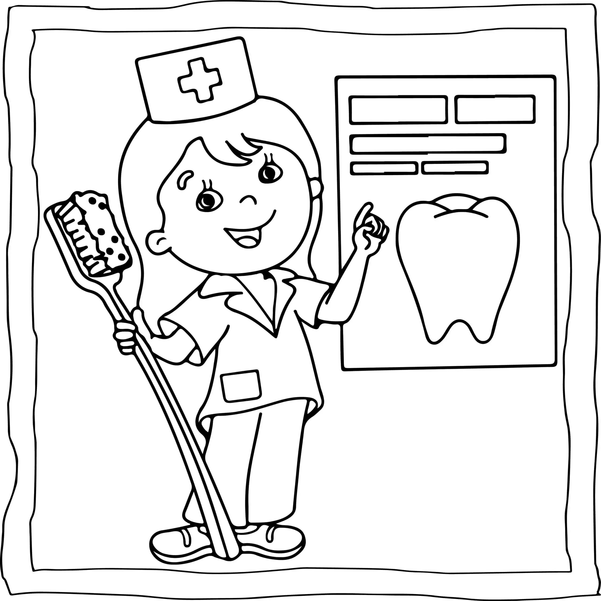 Dental Coloring Pages