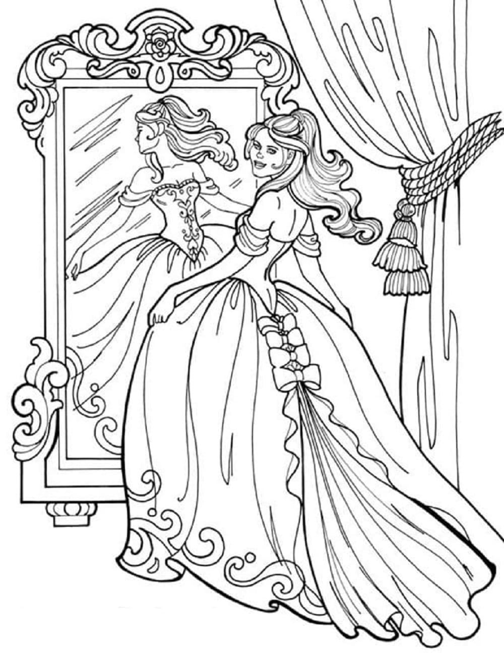 Princess Leonora Coloring Pages