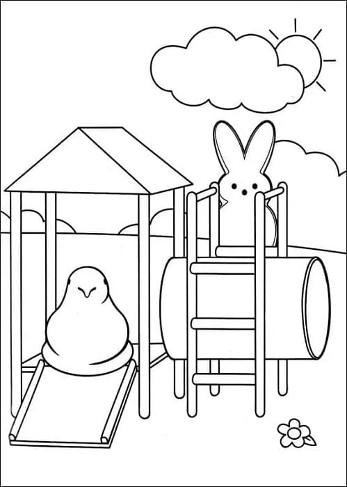 Print Marshmallow Peeps Amazing Coloring Pages