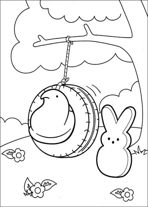 Print Marshmallow Peeps Download Coloring Pages