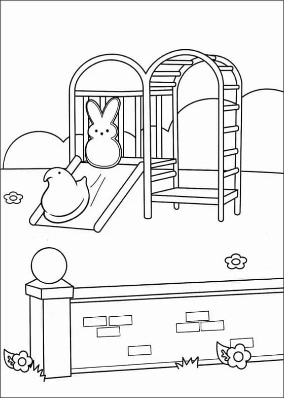 Print Marshmallow Peeps Perfect Coloring Pages