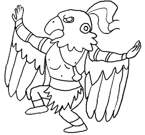 Print Mayan Shamann Coloring Page