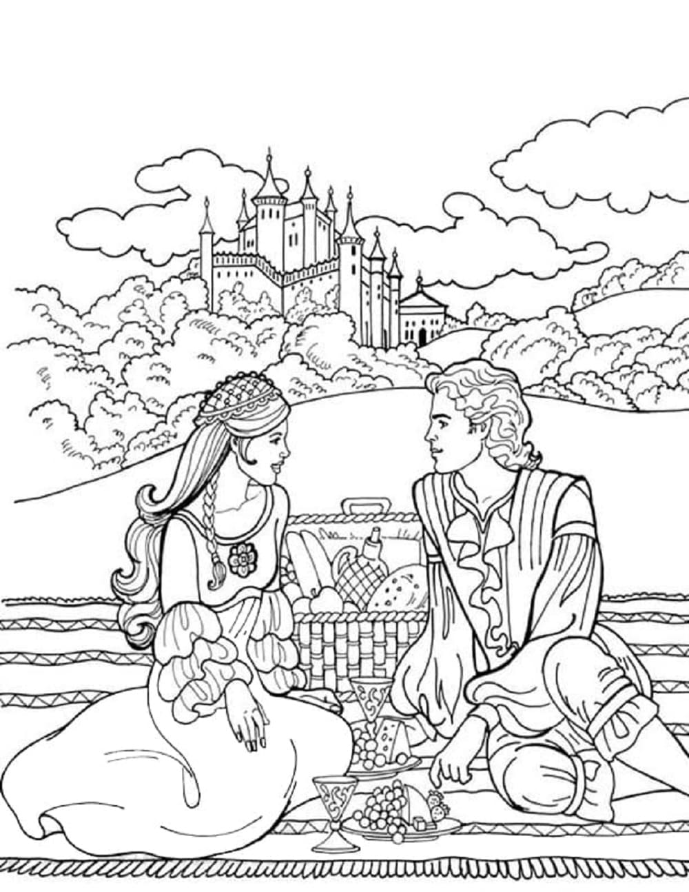 Print Princess Leonora Free Coloring Page