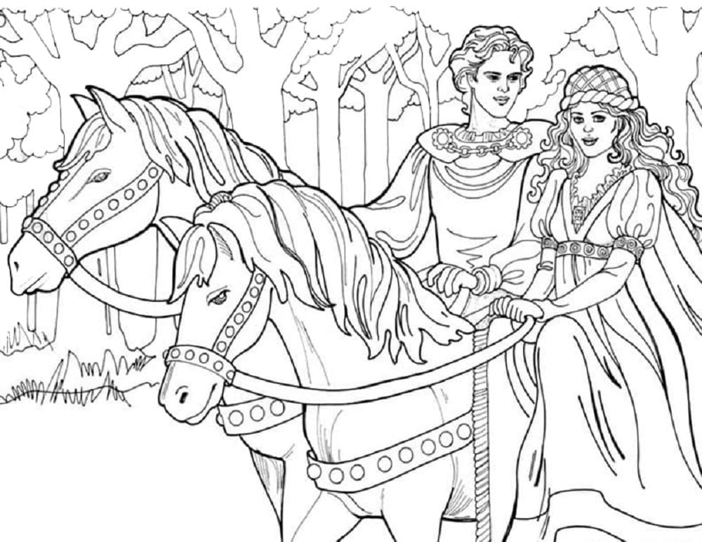 Print Princess Leonora Picture Coloring Page