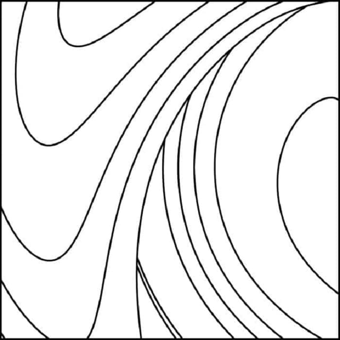 Print Simple Abstract Coloring Page