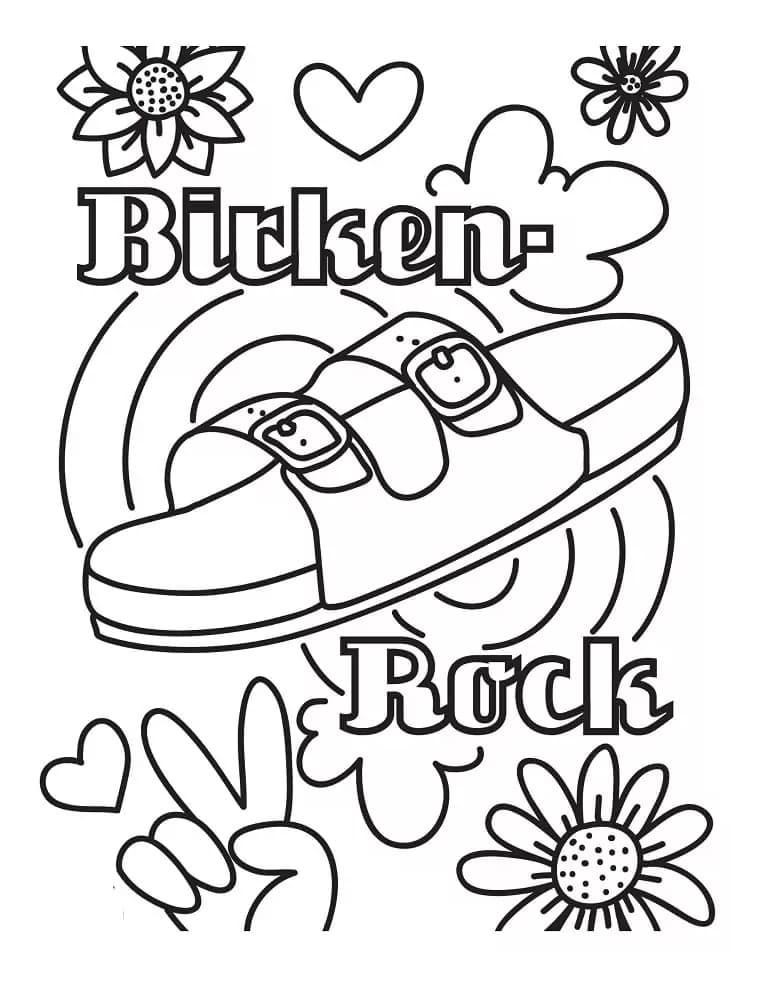 Print VSCO Girl Coloring Page