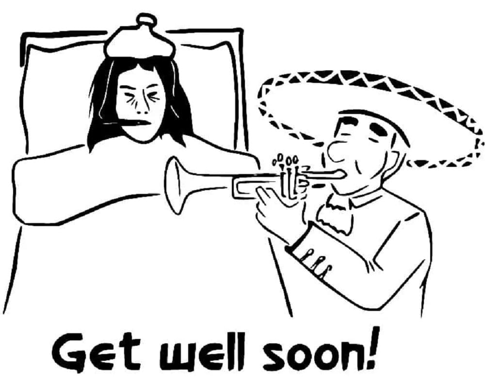 Get Well Soon Coloring Pages