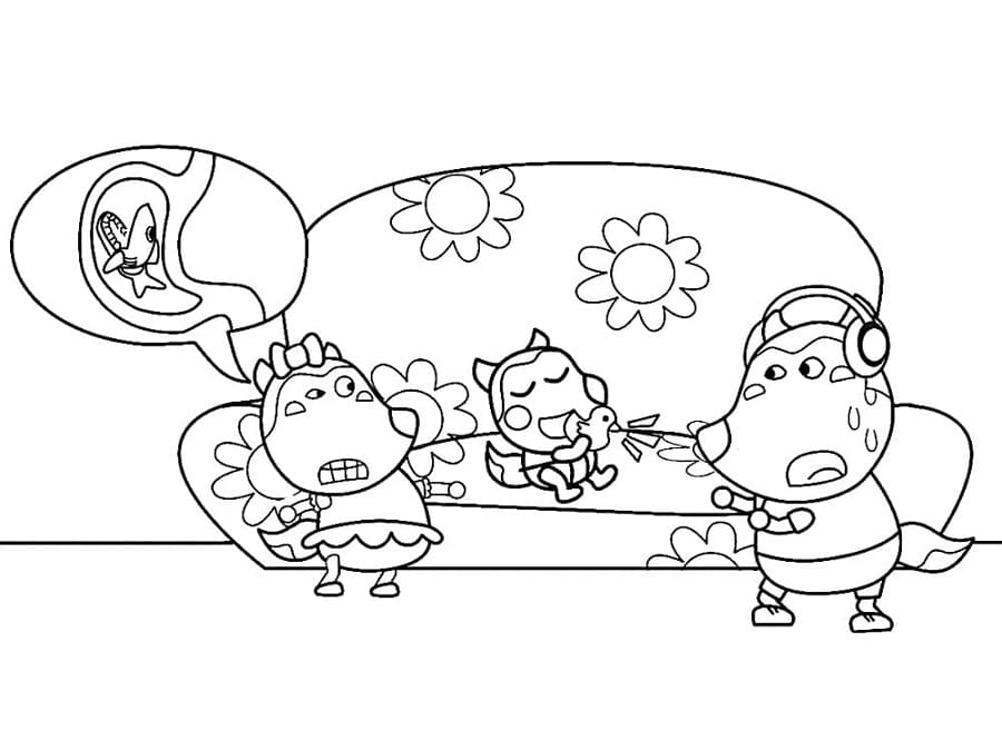 Print Wolfoo perfect Coloring Page