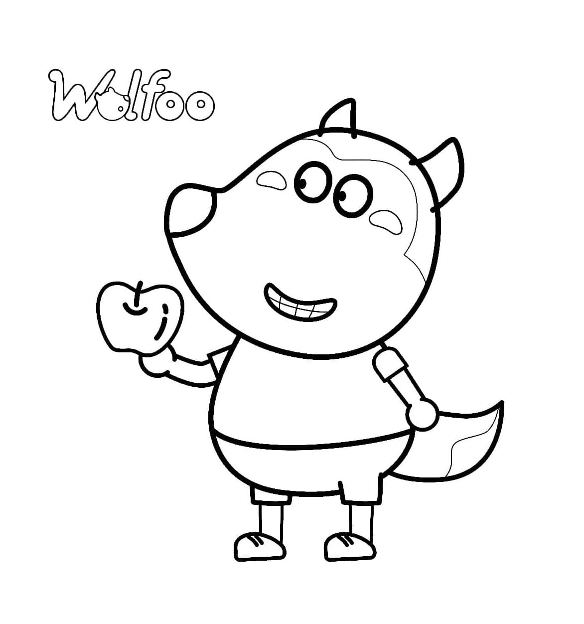 Wolfoo Coloring Pages