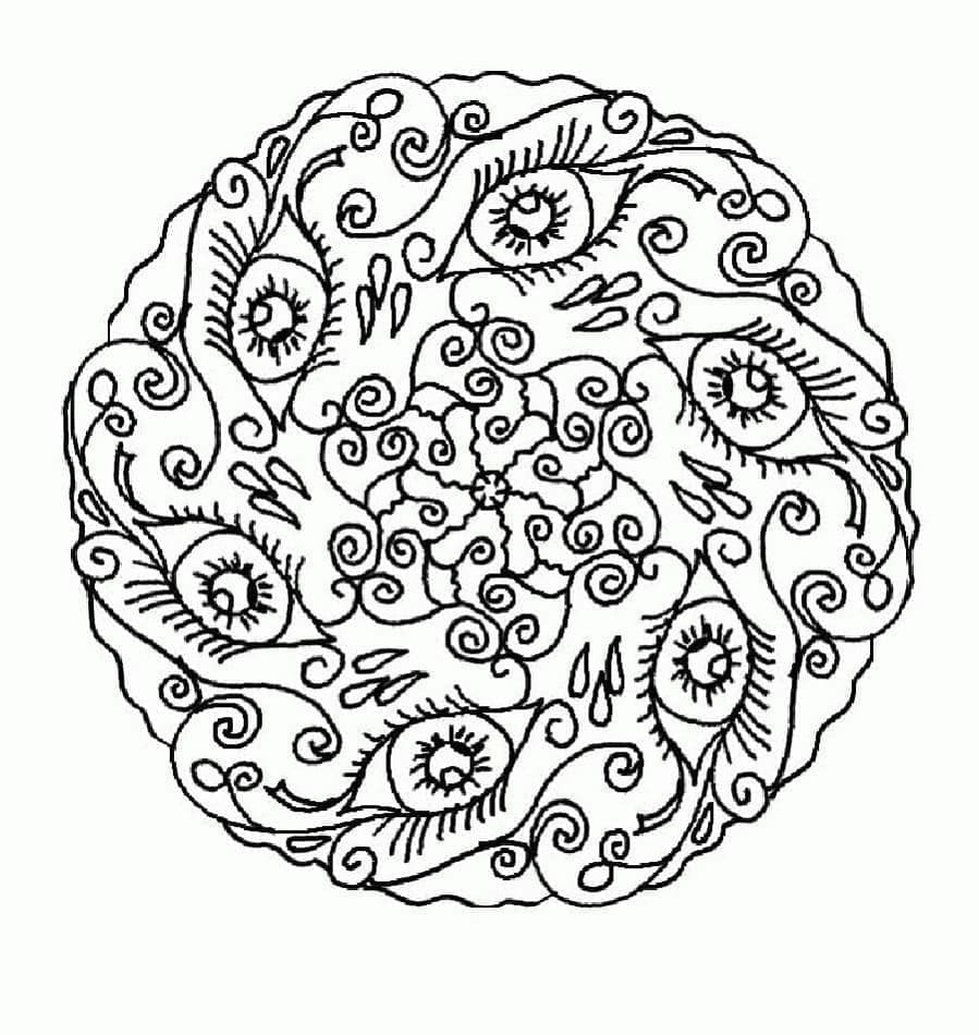 Abstract Coloring Pages