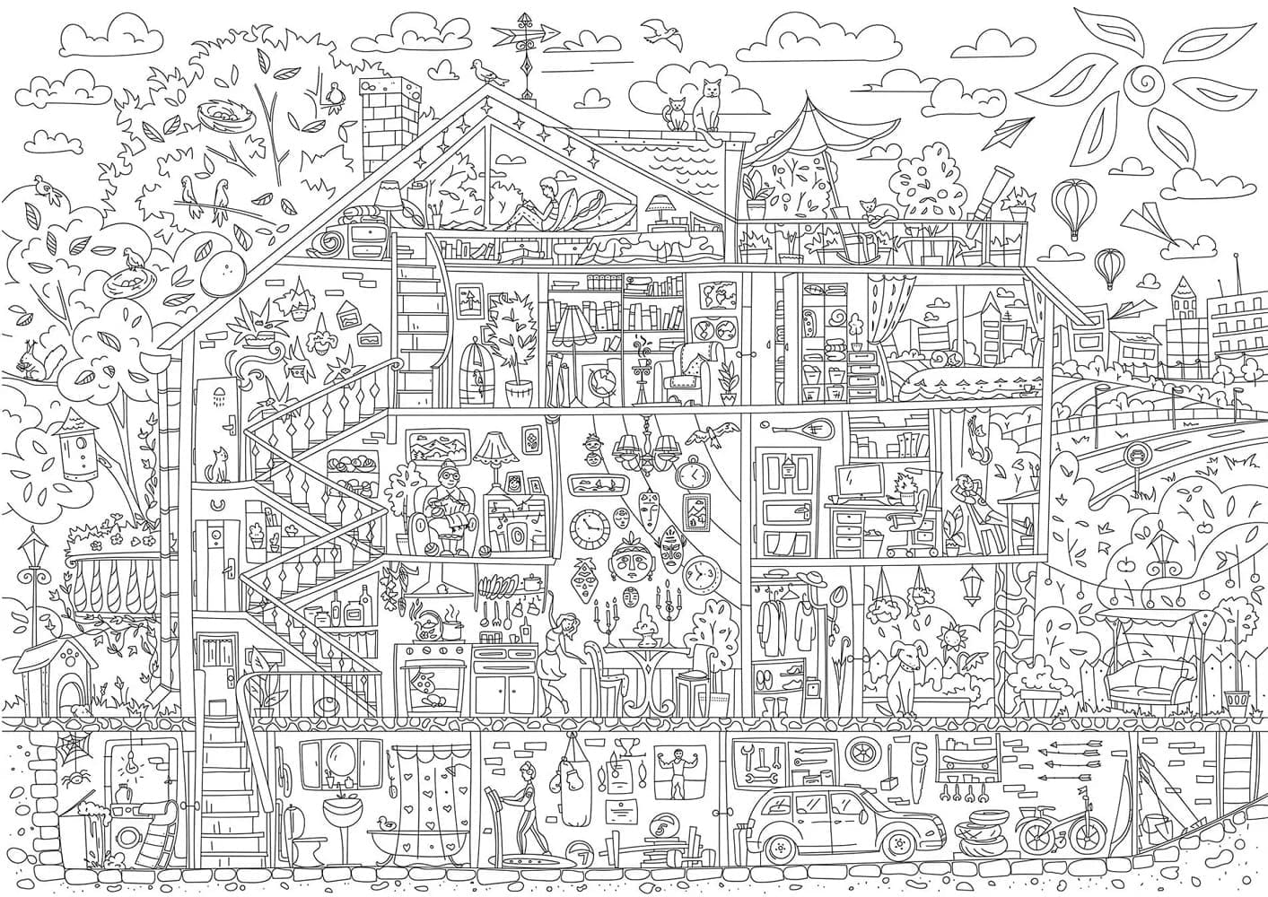 Really Giant Poster Printable Coloring Page