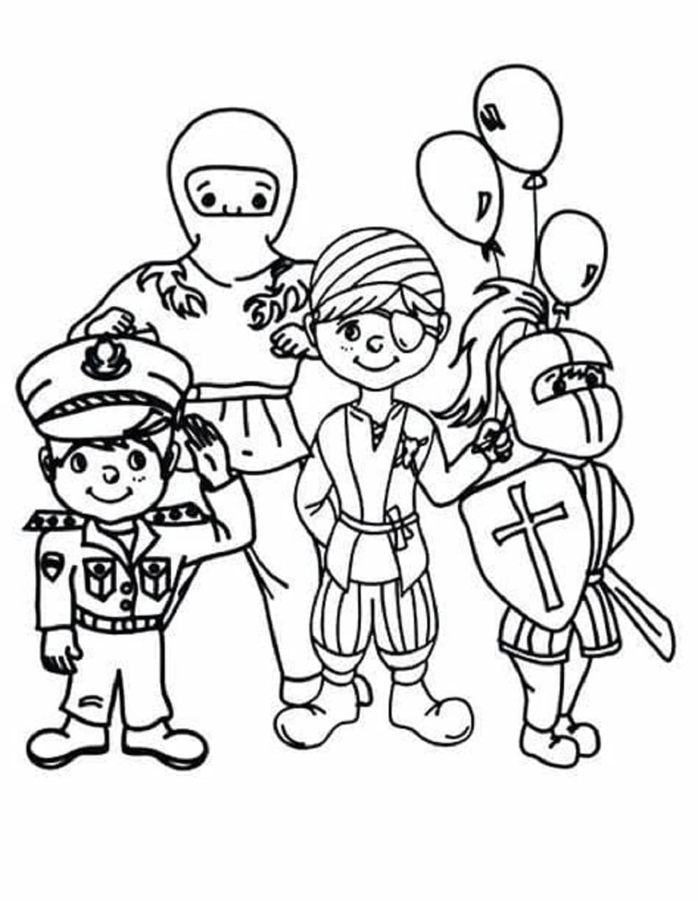 Print Carnival Free Coloring Page