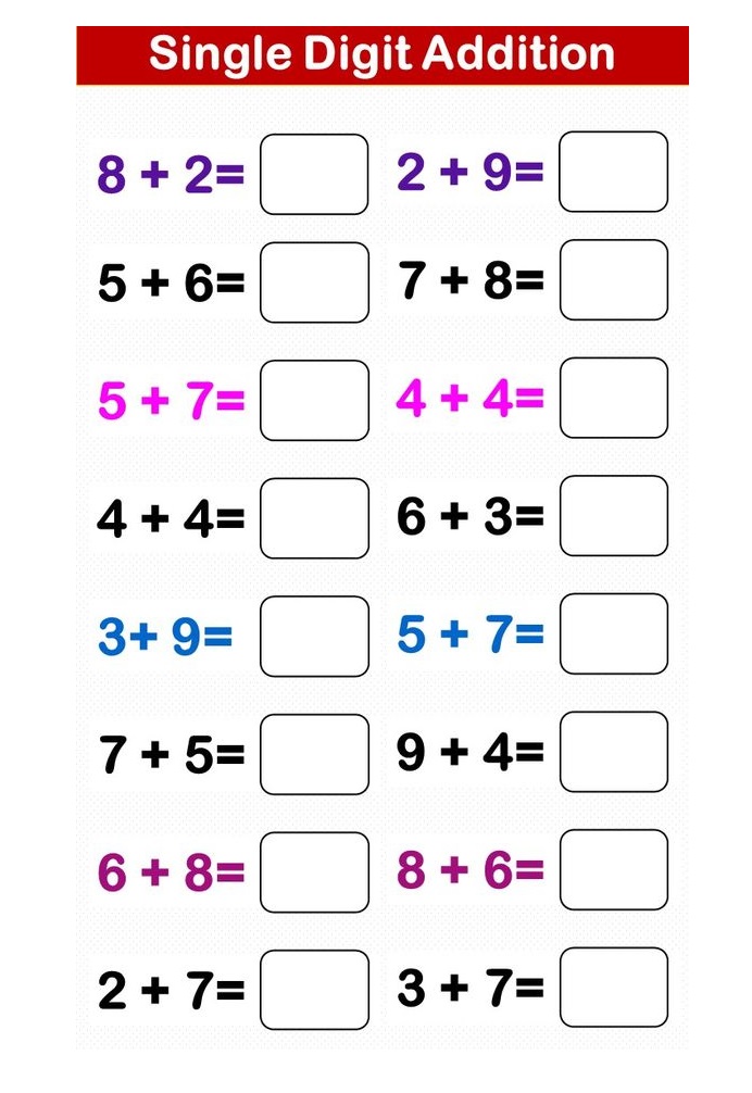 Addition Doubles Worksheet Free Picture