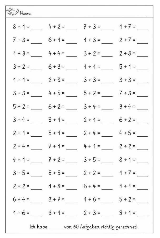 Addition Doubles Worksheet Free