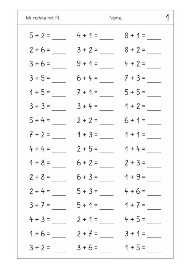 Addition Doubles Worksheet Images