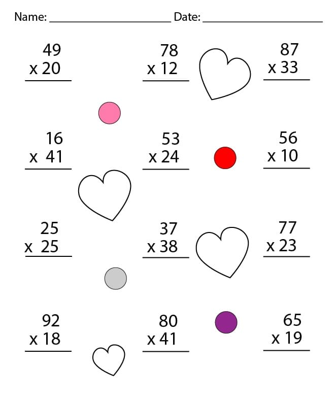 Double Digit Addition Without Regrouping Free Image