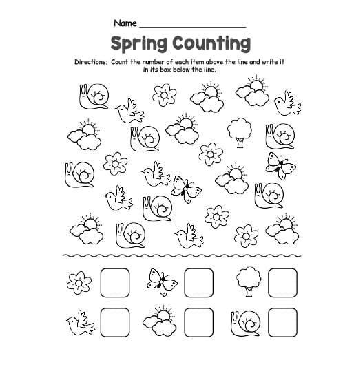 Download Counting Worksheet Free